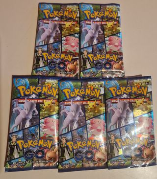 Bustine Pokemon Go x5 VUOTE