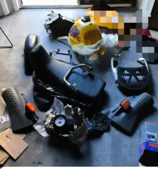 Depósito Gasolina SLR Honda Amarillo