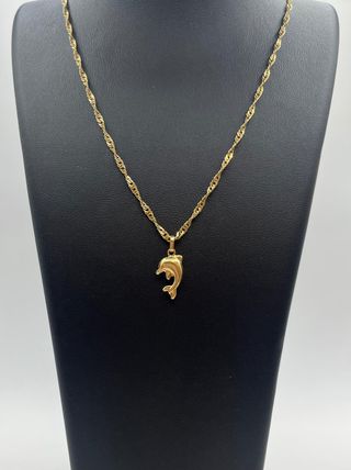 Colgante Delfín Oro 18K