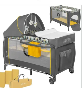Cuna de viaje plegable