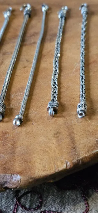 Lotto 9 bracciali argento