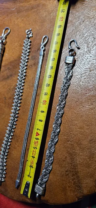 Lotto 9 bracciali argento