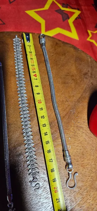 Lotto 9 bracciali argento