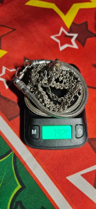 Lotto 9 bracciali argento