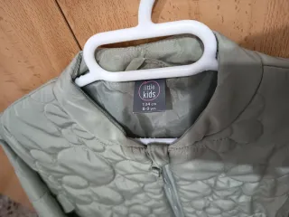 Chaqueta acolchada niña flores