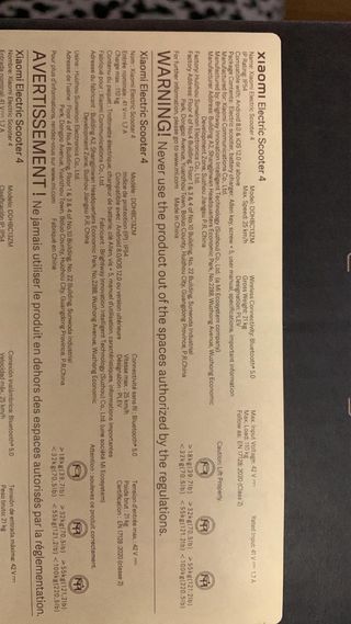 Patinete Eléctrico Xiaomi 4