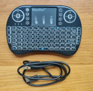 Mini teclado inalámbrico retroiluminado