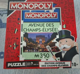 Puzzle Monopoly Avenue des Champs-Élysées 1000 pie