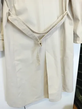 Gabardina mujer beige t.44 vintage