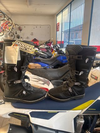 Botas de Moto Negras
