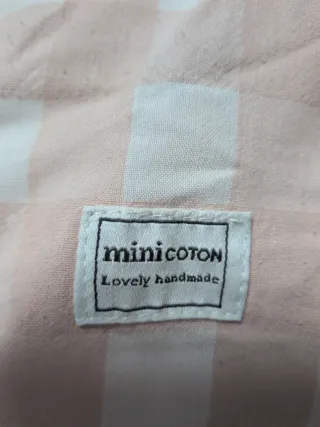 Saco Minicoton Vichy Rosa