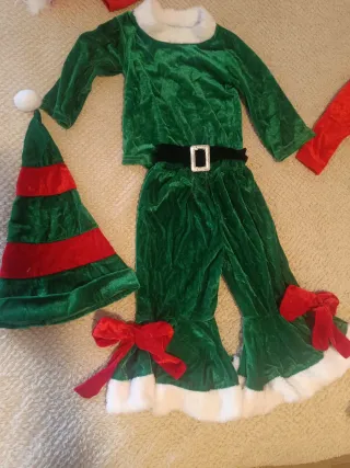Disfraz Elfo verde Talla 90cm