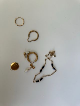 Lote Joyas Oro y Perlas