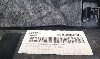 BANDEJA TRASERA AUDI A5 COUPE (8T)