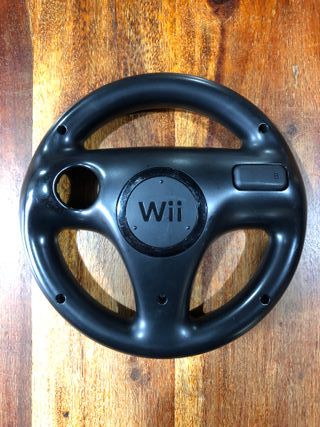 Mario Kart Wii con 1 Volante Wii nero