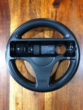 Mario Kart Wii con 1 Volante Wii nero