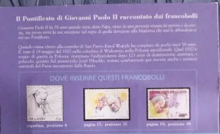 Il Pontificato di Giovanni Paolo II Francobolli