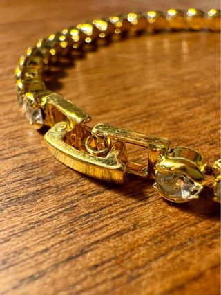 Bracciale oro tennis donna