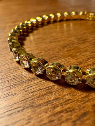 Bracciale oro tennis donna