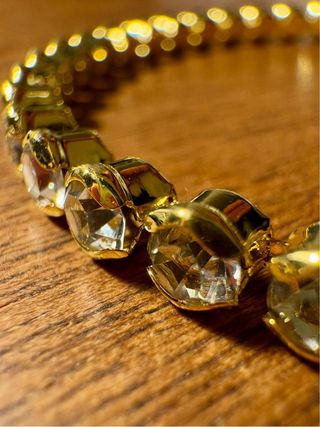 Bracciale oro tennis donna