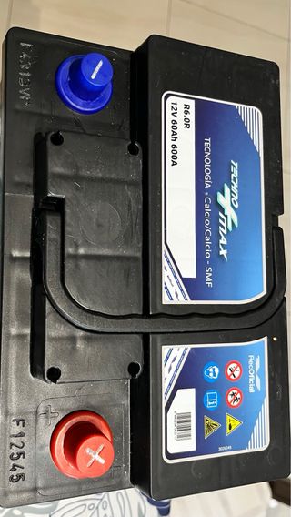 Batería Coche Techno+Max 12V 60Ah 600A