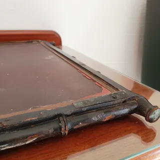 Espejo Tríptico Pared Antiguo