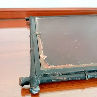 Espejo Tríptico Pared Antiguo