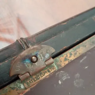 Espejo Tríptico Pared Antiguo