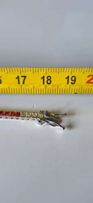 Pulsera Riviere Plata Zafiros Multicolor