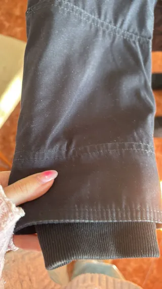 Anorak Hollister Talla M Negro