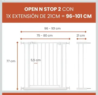 Barrera Seguridad Hauck Open N Stop 2