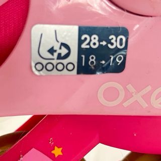 Patinetes Oxelo Rosas Niña talla 28-30