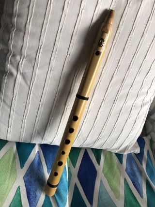 Flauta Bambú Artesanal Mexicana