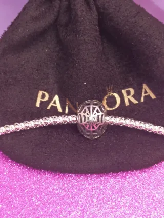 Charm Pandora Plata Diseño Geométrico