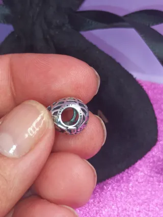 Charm Pandora Plata Diseño Geométrico