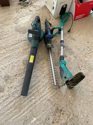 Lote herramientas eléctricas jardín