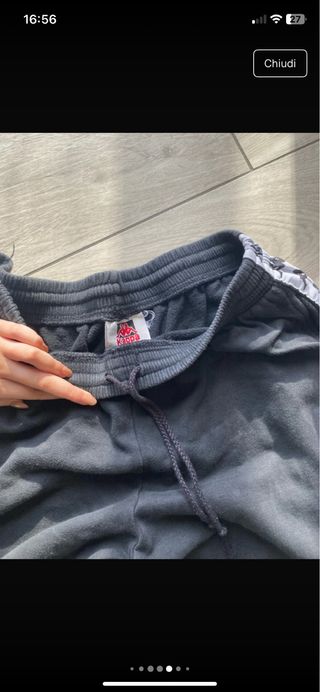 Tuta Kappa Uomo XL Nera