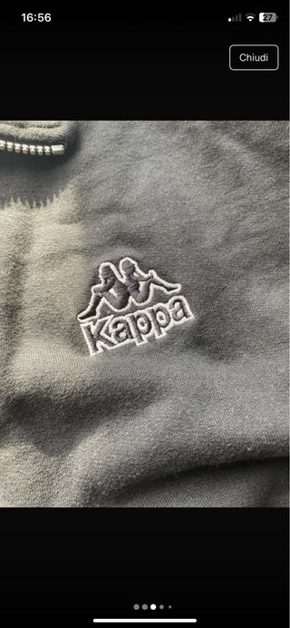 Tuta Kappa Uomo XL Nera