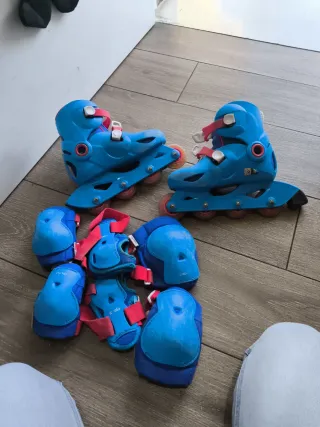 Patines en línea para niños + protecciones