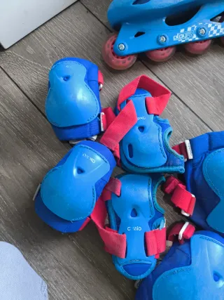 Patines en línea para niños + protecciones