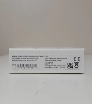 Cable USB-C a Lightning Apple.