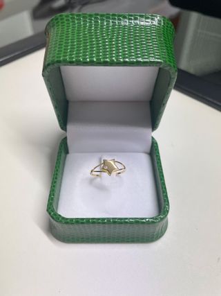Anillo Oro 18K Circonita Estrella