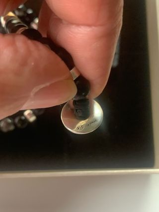 Bracciale Gerba Jewels Uomo Nero e Argento