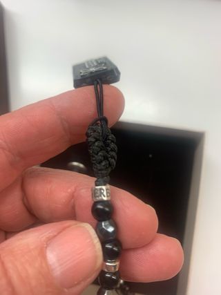 Bracciale Gerba Jewels Uomo Nero e Argento