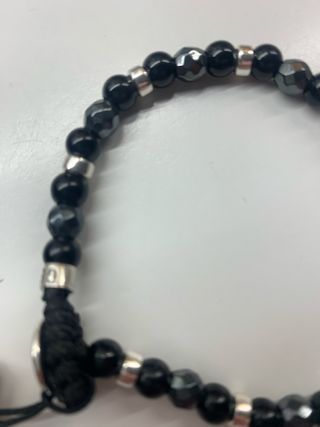 Bracciale Gerba Jewels Uomo Nero e Argento