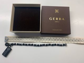 Bracciale Gerba Jewels Uomo Nero e Argento