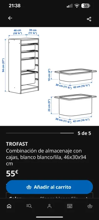 Estantería IKEA TROFAST