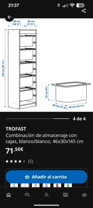 Estantería IKEA TROFAST