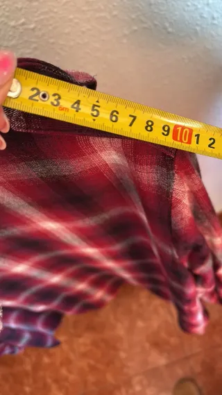 Camisa franela cuadros XXL mujer