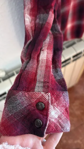 Camisa franela cuadros XXL mujer